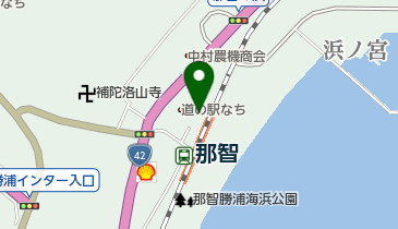 道の駅 なち トイレの地図画像
