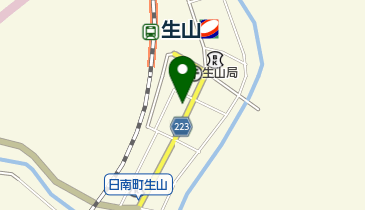 道の駅 にちなん日野川の郷 トイレの地図画像