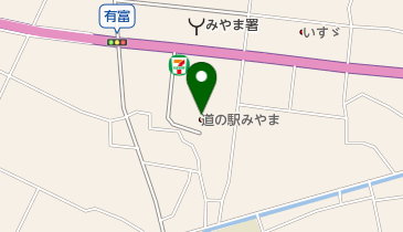 道の駅 みやま トイレの地図画像