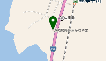 道の駅 奥会津かねやま トイレの地図画像