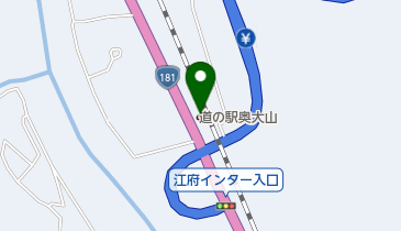 道の駅 奥大山 トイレの地図画像