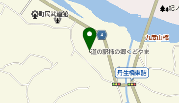 道の駅 柿の郷くどやま トイレの地図画像