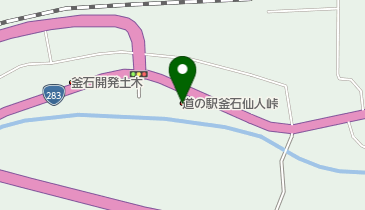 道の駅 釜石仙人峠 トイレの地図画像