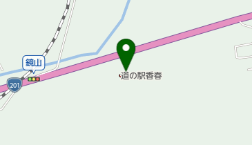 道の駅 香春 トイレの地図画像