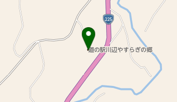 道の駅 川辺やすらぎの郷 トイレの地図画像