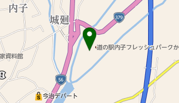 道の駅 内子フレッシュパークからり トイレの地図画像