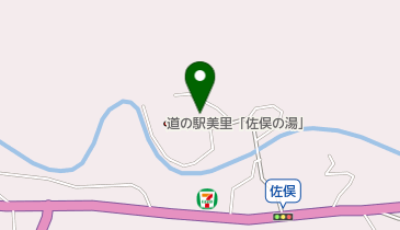 道の駅 美里 佐俣の湯 トイレの地図画像