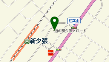 道の駅 夕張メロード トイレの地図画像