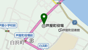 芦屋町役場 トイレの地図画像