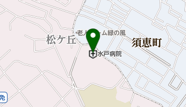 水戸病院 トイレの地図画像