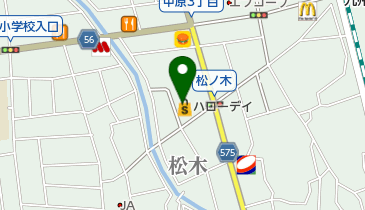 ハローデイ 那珂川店 トイレの地図画像