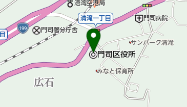 門司区役所 東棟 トイレの地図画像