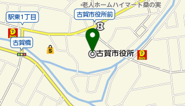 古賀市役所 トイレの地図画像