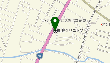 加野病院 トイレの地図画像