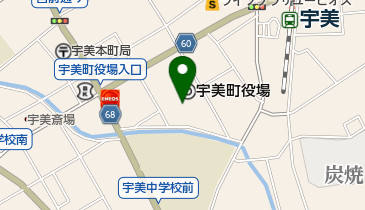 宇美町役場 トイレの地図画像