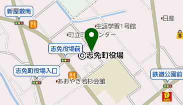 志免町役場 トイレの地図画像