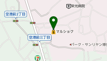 マルショク 空港東店 トイレの地図画像