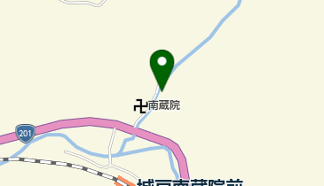 南蔵院 トイレの地図画像
