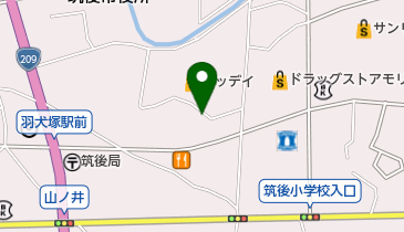 サニー ちくご店 トイレの地図画像