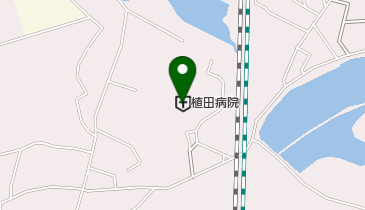 植田病院 トイレの地図画像