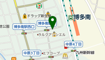 サニー 那珂川中原店 トイレの地図画像