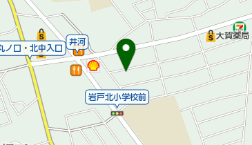 那珂川町 北地区公民館 トイレの地図画像