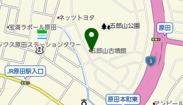 五郎山古墳館 トイレの地図画像