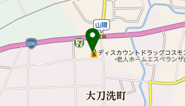 スーパードラッグコスモス 大刀洗店 トイレの地図画像