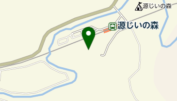 源じいの森 温泉 トイレの地図画像