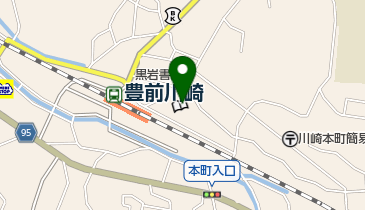 川崎町立図書館 トイレの地図画像