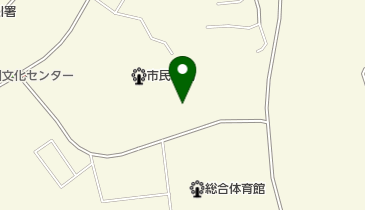 田川市 市民プール トイレの地図画像