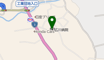 広川病院 トイレの地図画像