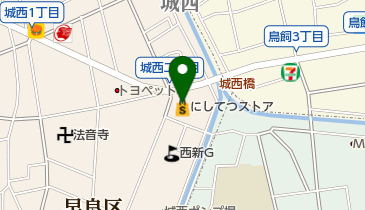 レガネット 城西 トイレの地図画像