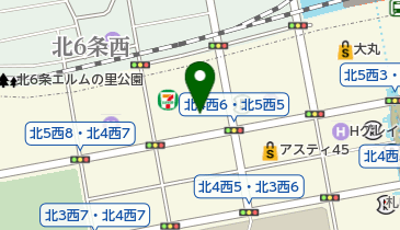 札通ビル トイレの地図画像