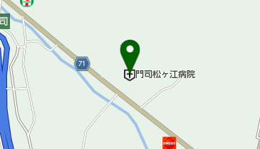 門司松ケ江病院 トイレの地図画像