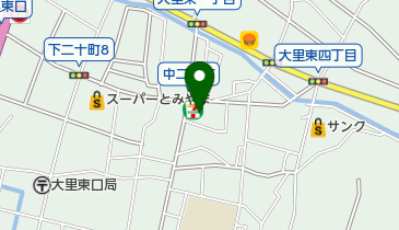 セブンイレブン 門司中二十町店 トイレの地図画像