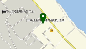 稚内分屯基地 トイレの地図画像