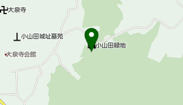 小山田緑地 トイレの地図画像