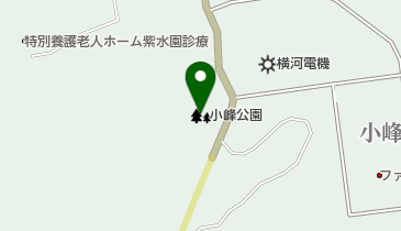 小峰公園 トイレの地図画像