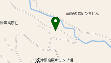 津黒いきものふれあいの里 トイレの地図画像