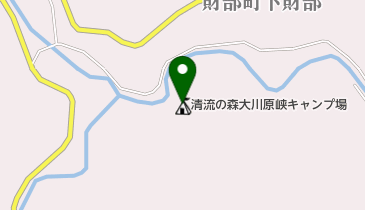 清流の森大川原峡キャンプ場 トイレの地図画像