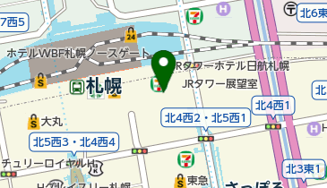 札幌駅バスターミナル トイレの地図画像