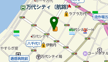 万代シティバスセンター トイレの地図画像