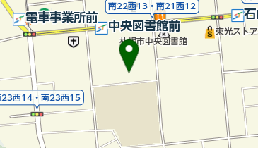 中央図書館 トイレの地図画像