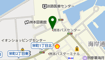 洲本バスセンター トイレの地図画像