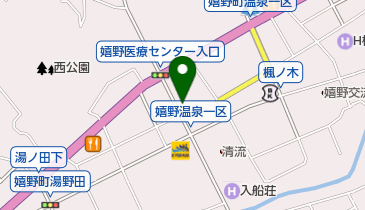 嬉野温泉バスセンター トイレの地図画像