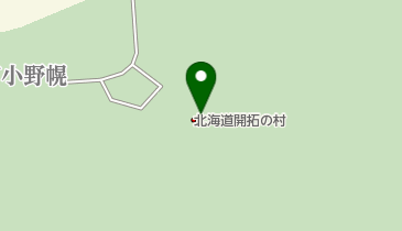 北海道開拓の村 トイレの地図画像