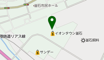 イオンタウン釜石 トイレの地図画像