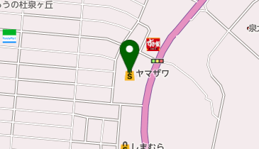 ヤマザワ 泉ヶ丘店 トイレの地図画像