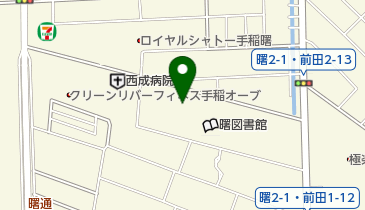 手稲区体育館 トイレの地図画像